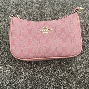 Coach Pink Signature Clutch